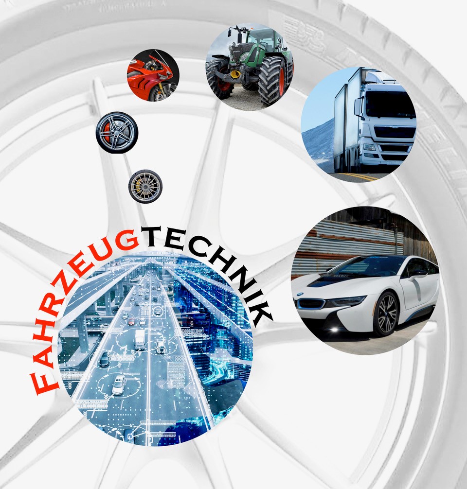 Darstellung des breiten Spektrums der Fahrzeugtechnik über deren Fachbereiche. Im Zentrum zukunftsweisende Technik unter Einbeziehung der unterschiedlichen fahrzeugtechnischen Bereiche wie Zweiradtechnik, Nutzfahrzeugtechnik, Lastkraftwagen- und Personenkraftwagentechnik.